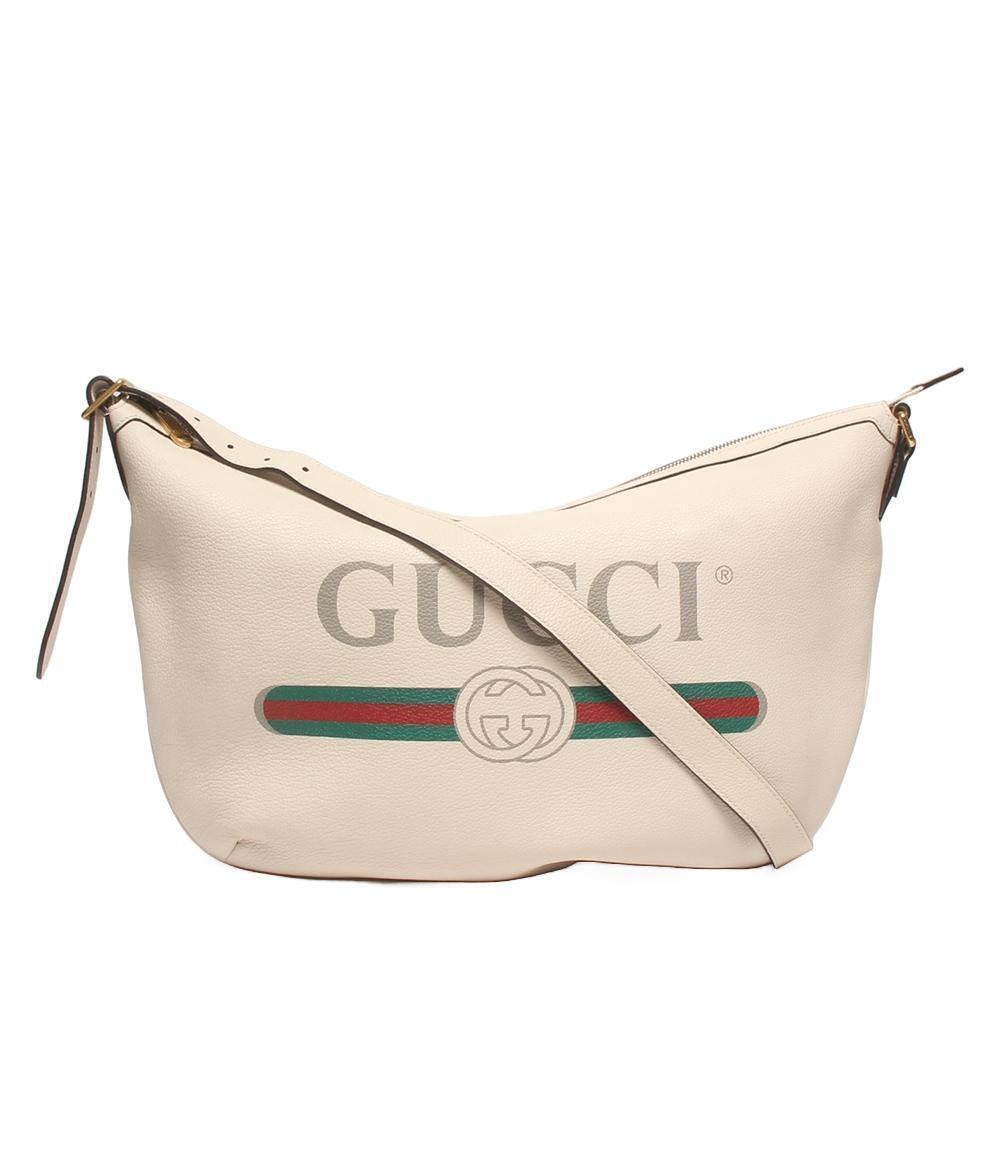 Gucci Half Moon Crossbody Bag Leather Gold